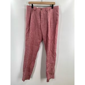 Scotch And Soda Linen Loose Tapered Fit Pants
